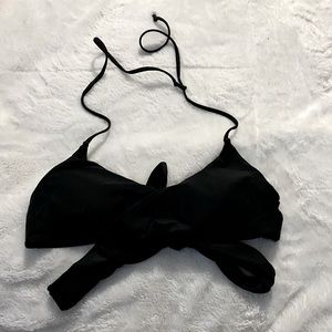 Size large, really pretty cross tied bathing suit!